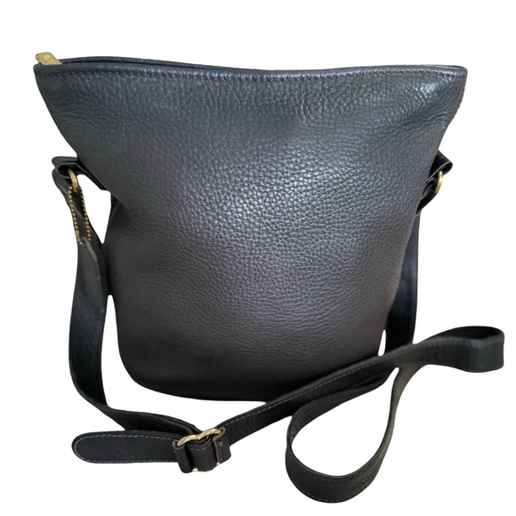 Coach Y2K vintage Black Leather Bag Crossbody Excellent G4B-4907 - Picture 1 of 11